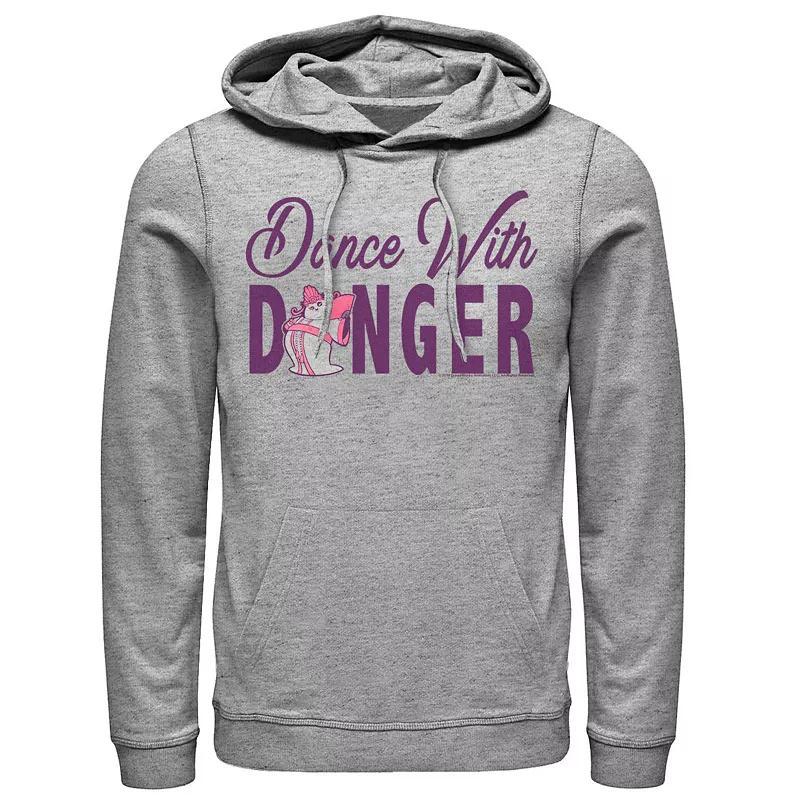 Mens Kung Fu Panda Dance With Danger Portrait Hoodie Athletic Grey Product Image