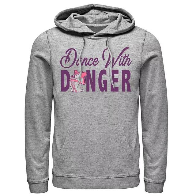 Mens Kung Fu Panda Dance With Danger Portrait Hoodie Athletic Grey Product Image