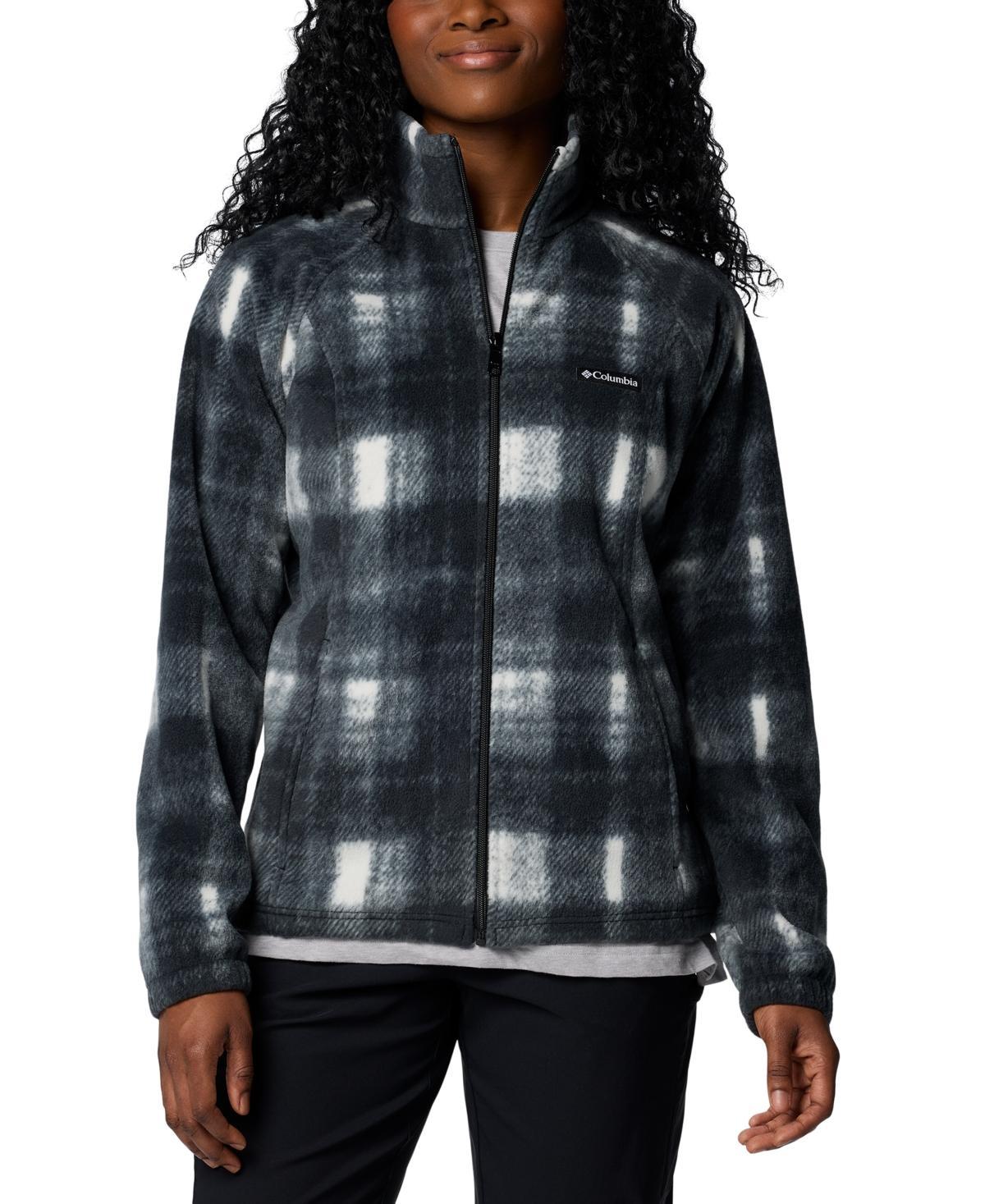 Columbia Womens Benton Springs Printed Full Zip Fleece Jacket- Product Image