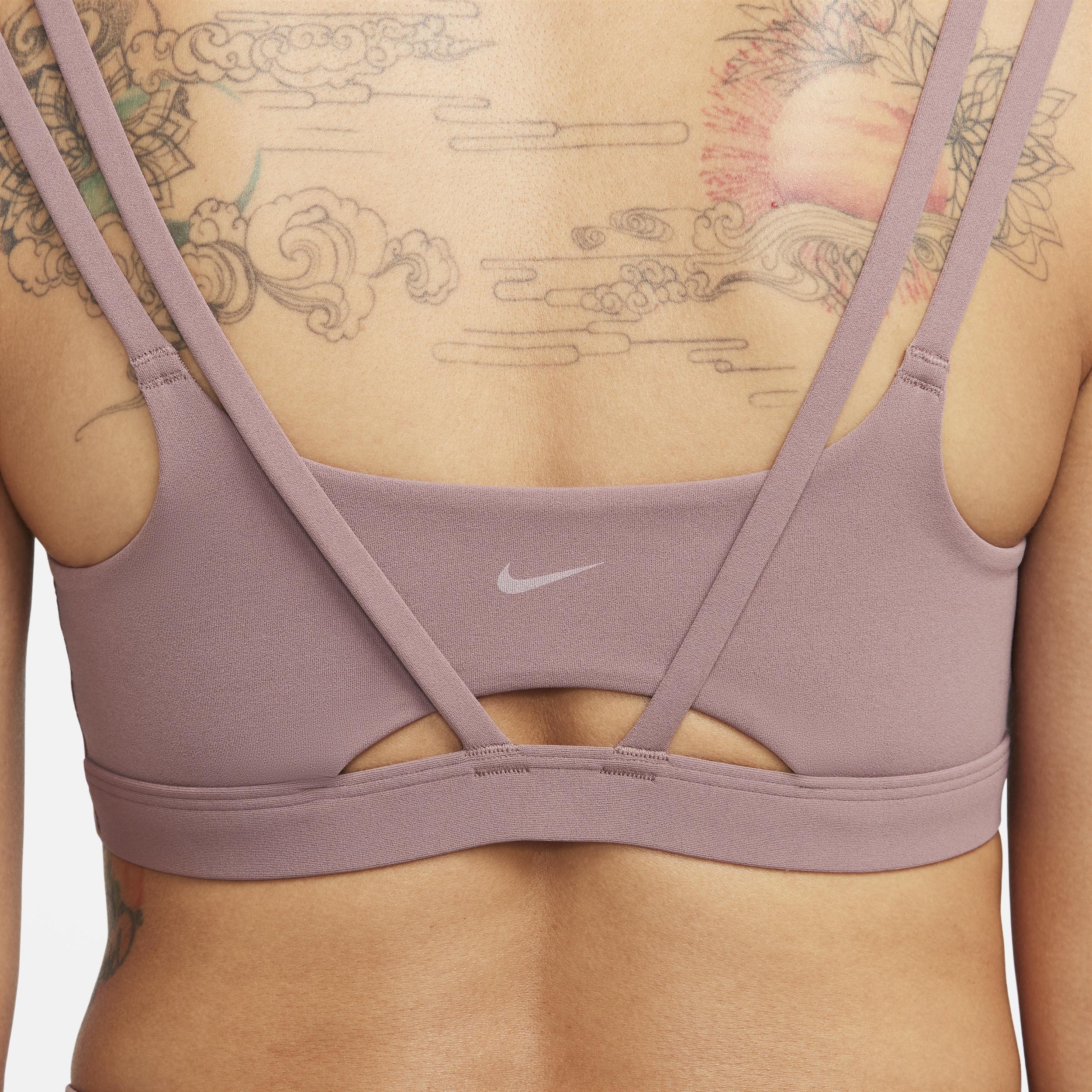 Nike Womens Zenvy Strappy Light-Support Padded Sports Bra Product Image