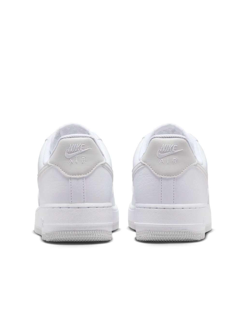 Nike Air Force 1 sneakers in white and gray  Product Image