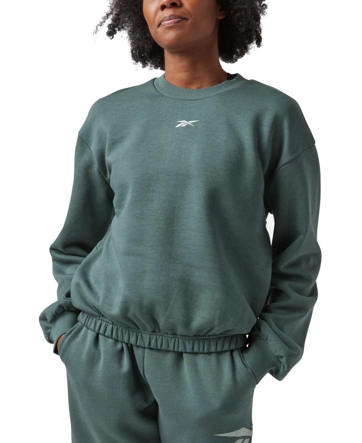 Reebok Womens Back Vector Fleece Sweatshirt, A Macys Exclusive Product Image