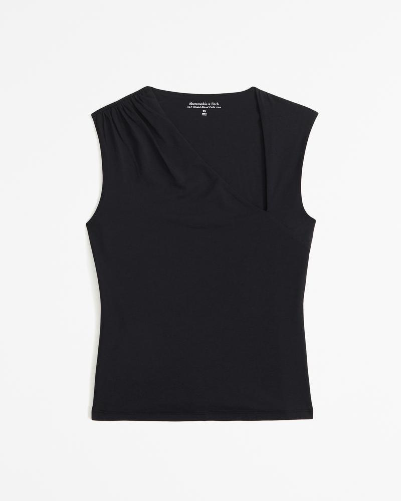 Asymmetrical Draped Top product image