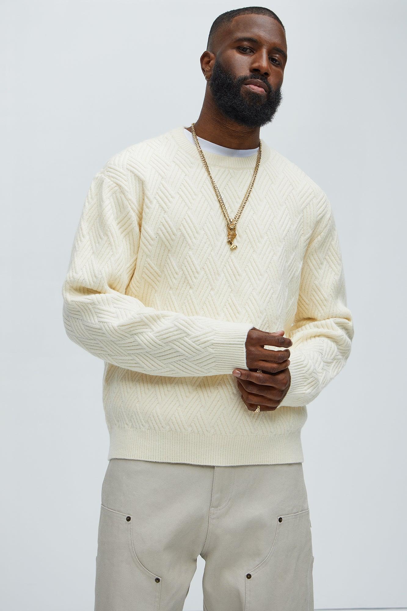 That Stuff Crewneck Sweater - Cream Product Image