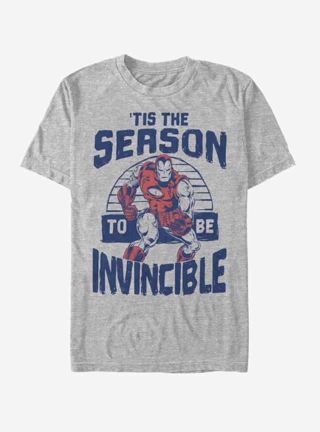 Marvel Iron Man Invincible Season Holiday T-Shirt Product Image