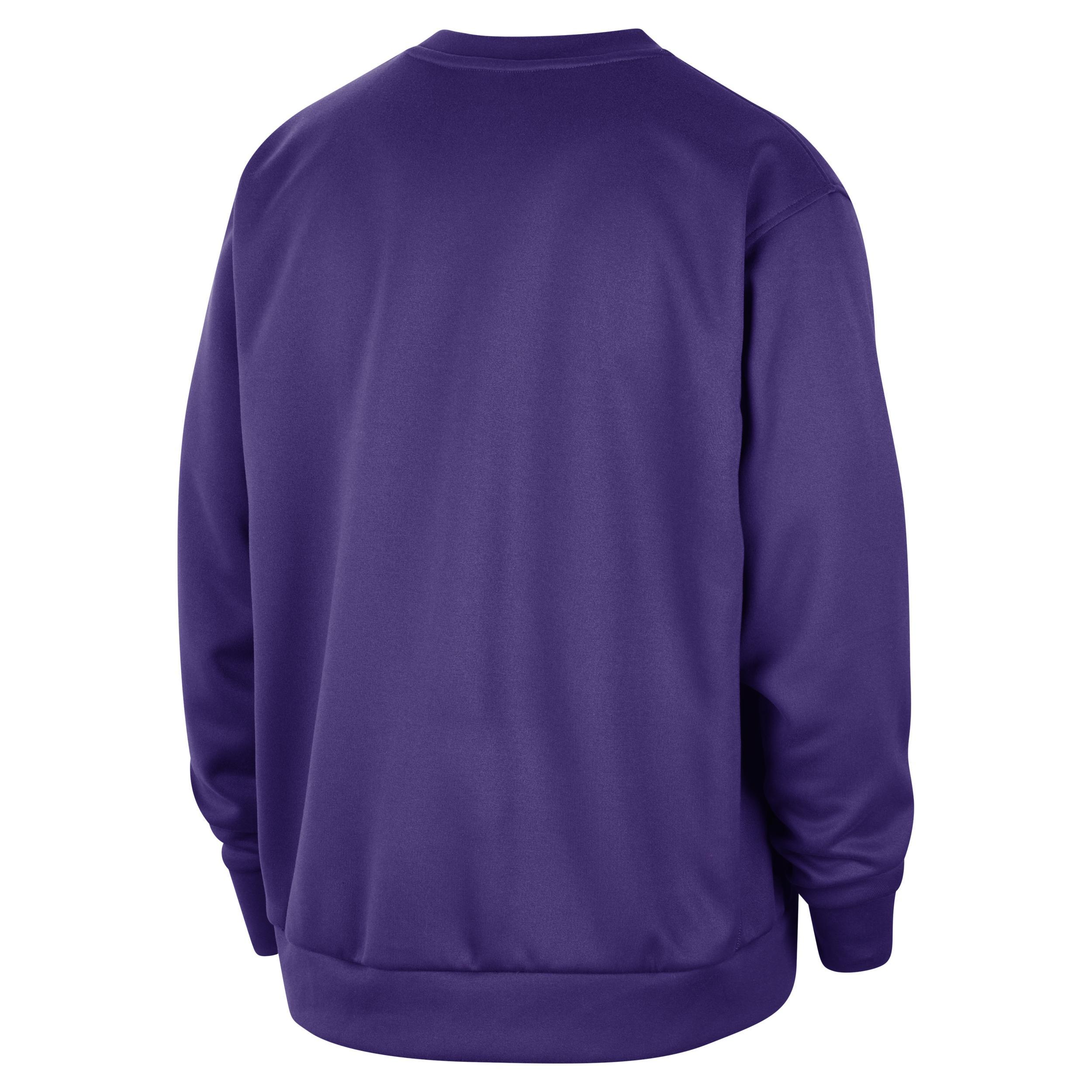 Los Angeles Lakers Spotlight Nike Men's Dri-FIT NBA Crew-Neck Sweatshirt Product Image