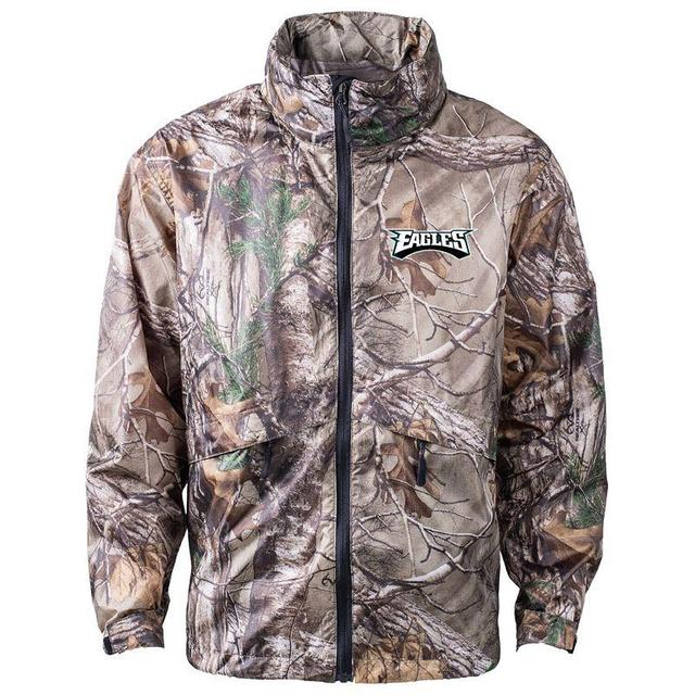 Mens Realtree Camo Philadelphia Eagles Sportsman Waterproof Packable Full-Zip Jacket Product Image