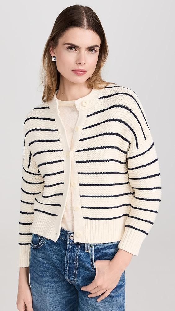 Alex Mill Nico Chunky Cardigan in Stripe | Shopbop Product Image