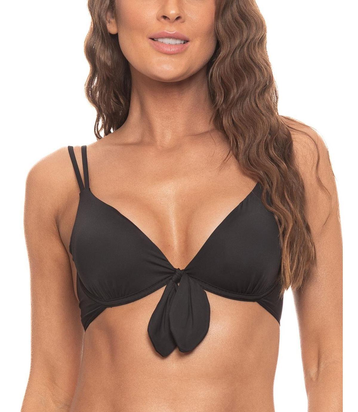 Guria Beachwear Womens Tie Knot Underwire Bikini Top Product Image