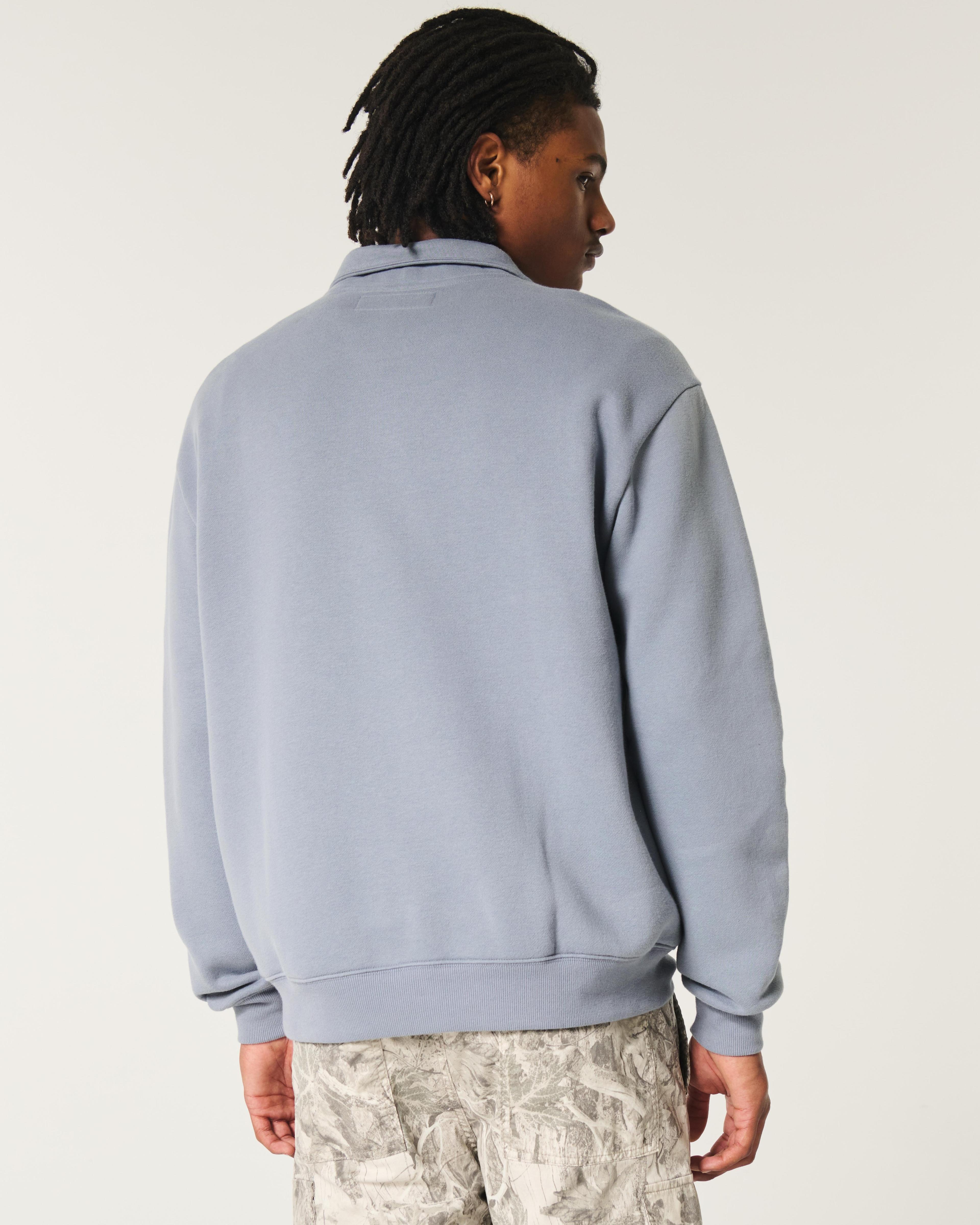 Relaxed Half-Zip Logo Sweatshirt Product Image