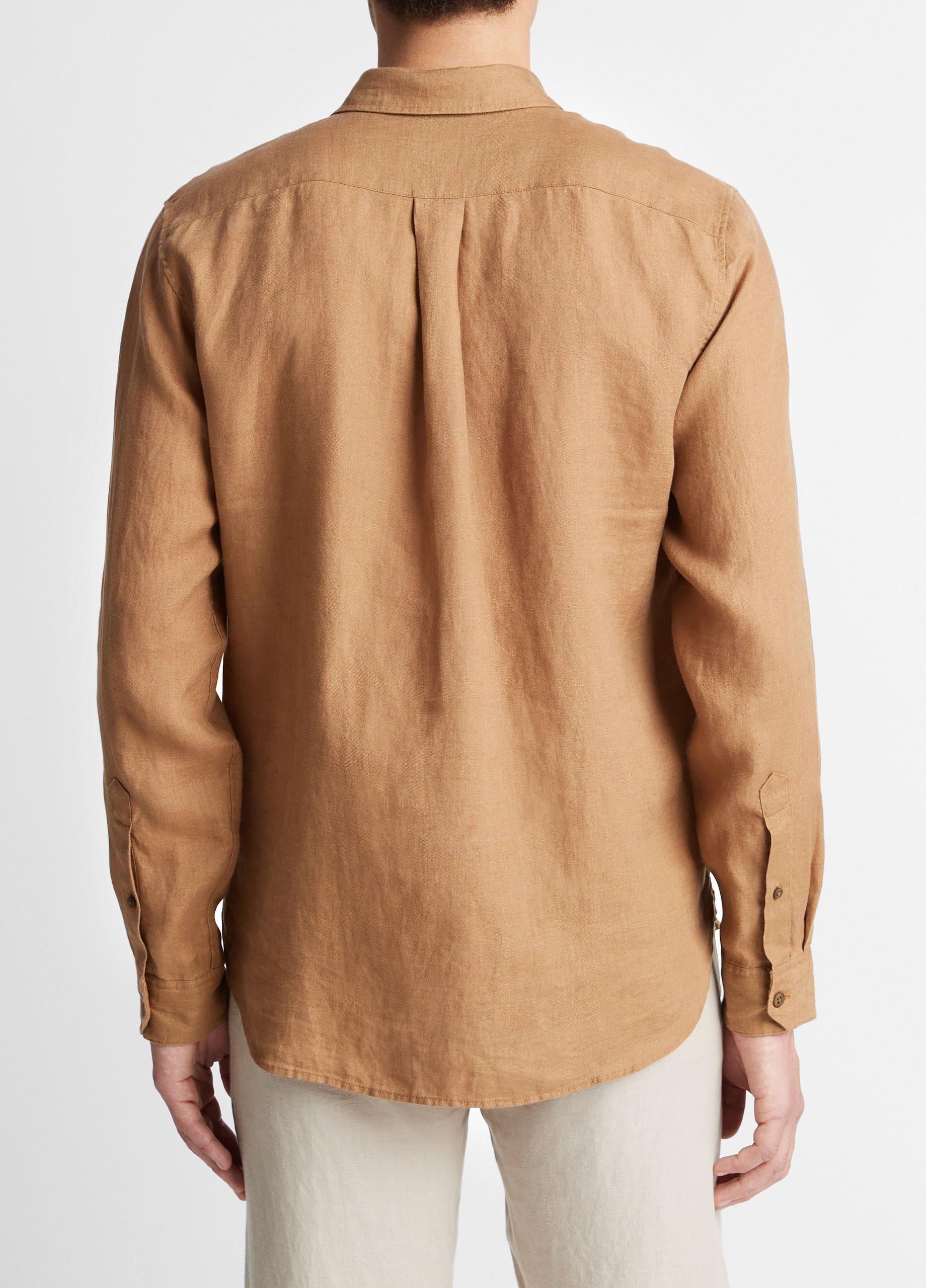 Linen Long-Sleeve Shirt Product Image