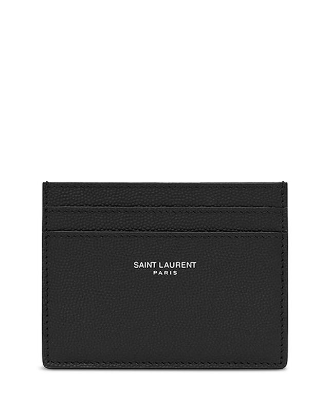 Mens Grain Leather Card Case Product Image