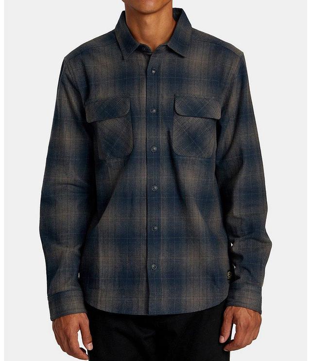 RVCA Long Sleeve Dayshift Plaid Flannel Shirt Product Image