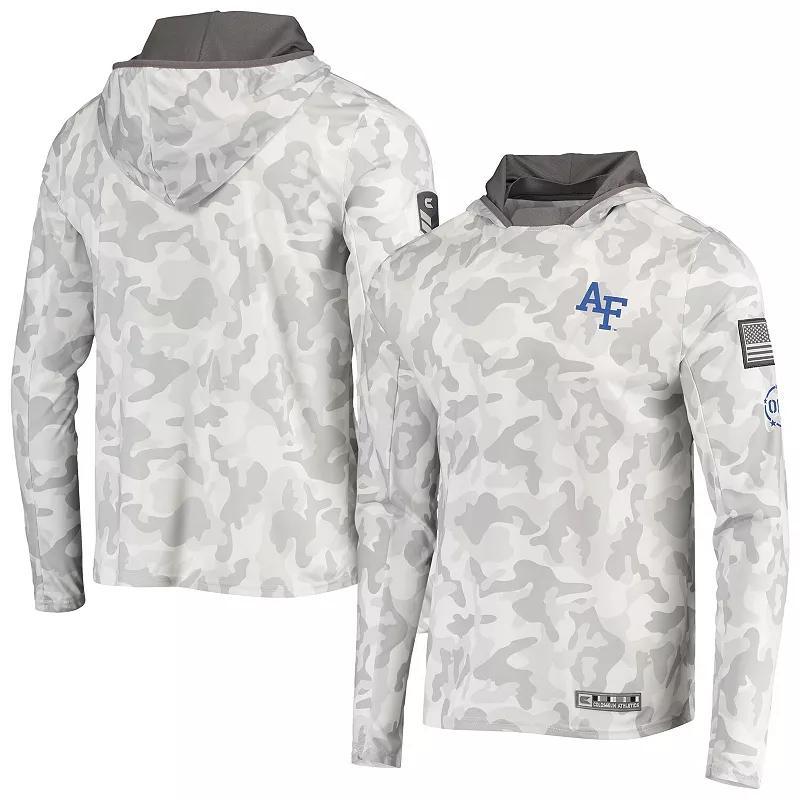 Mens Colosseum Arctic Camo Air Force Falcons OHT Military Appreciation Long Sleeve Hoodie Top Product Image