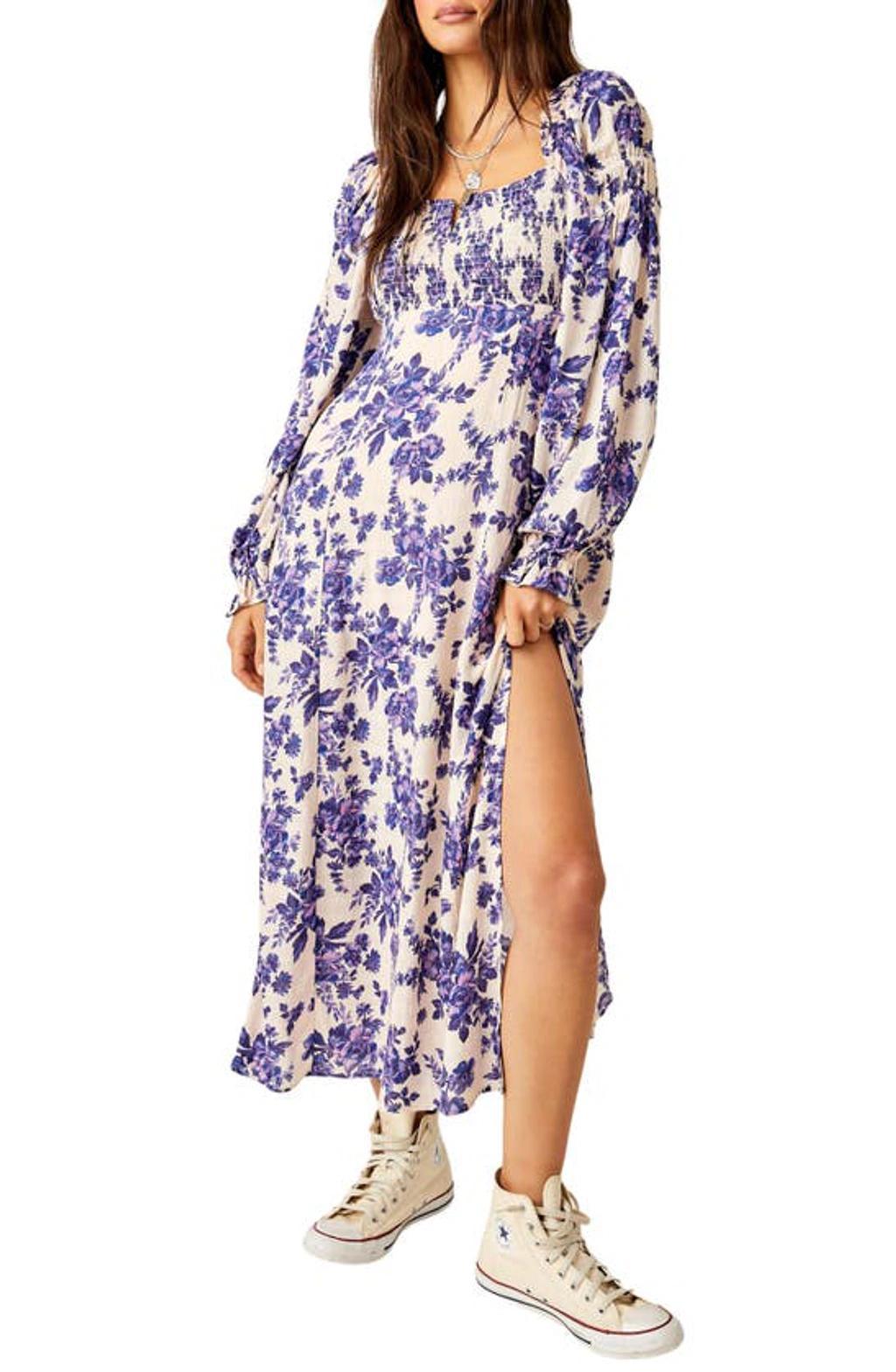 Free People Jaymes Midi (Lilac Combo) Women's Clothing Product Image