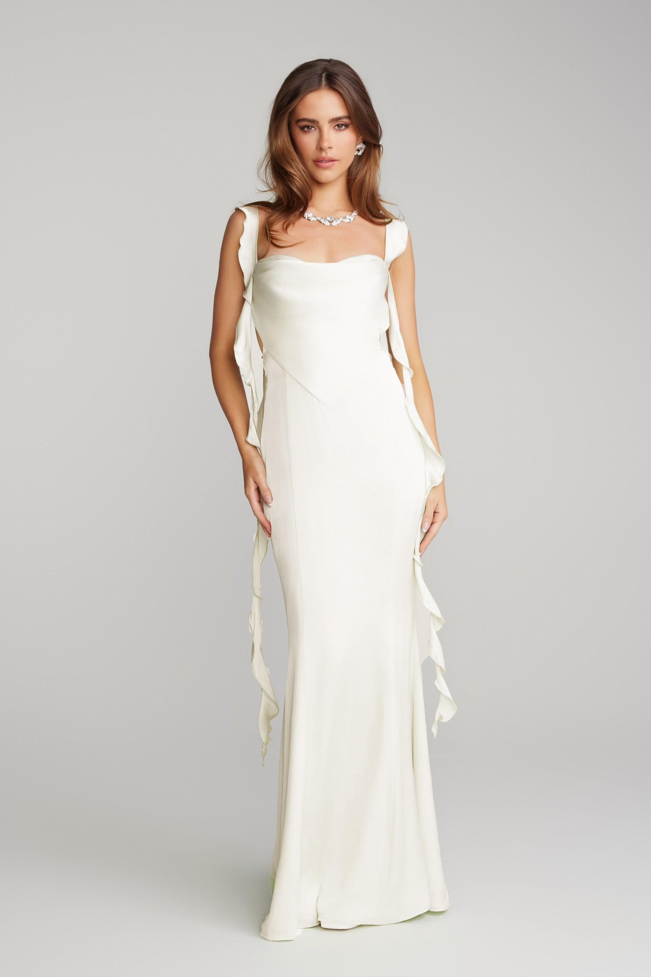 Caroline Dress (White) Product Image