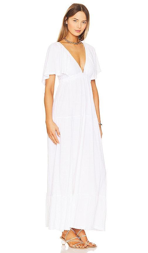 Free People free-est La La Tiered Flutter Sleeve Maxi Dress Product Image