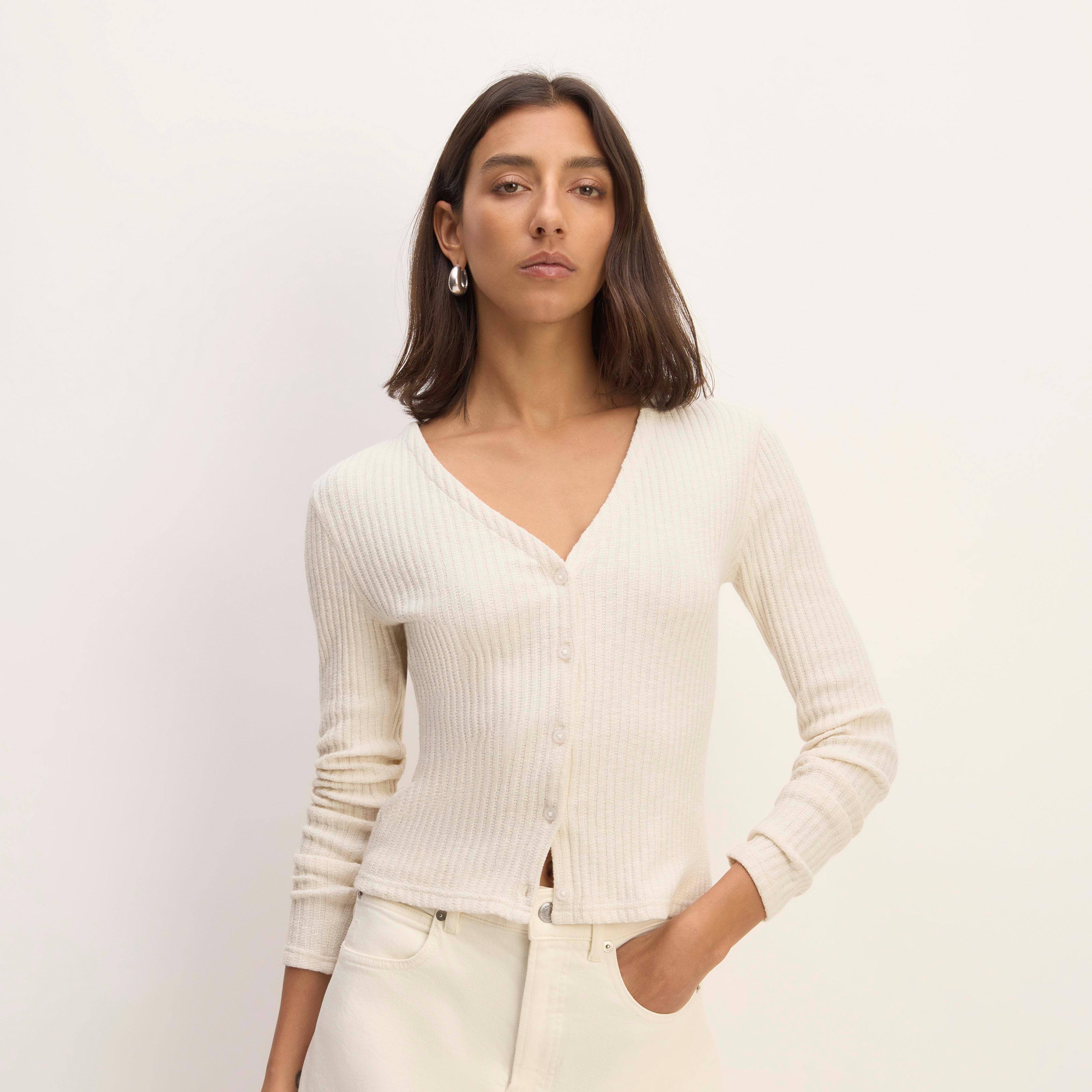 Womens Cozy Rib Cardigan by Everlane Product Image