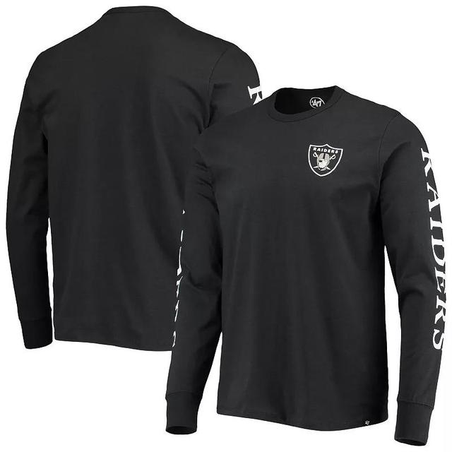 Mens 47 Black Las Vegas Raiders Franklin Long Sleeve T-Shirt Product Image