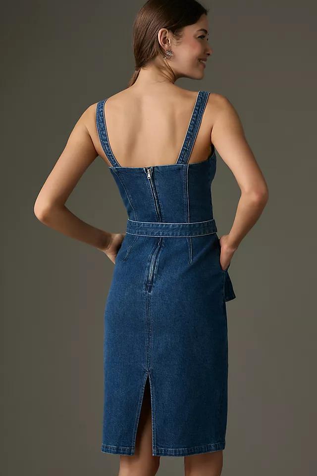 PAIGE Giulia Denim Mini Dress Product Image