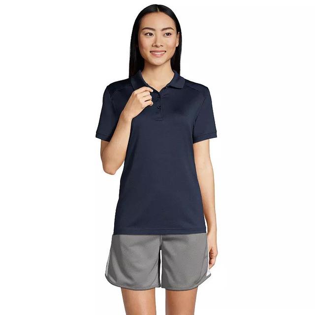 Womens Lands End Short Sleeve Rapid Dry Polo Shirt Product Image