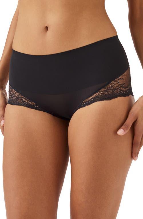 Spanx Undie-tectable Lace Hi-Hipster in black Product Image