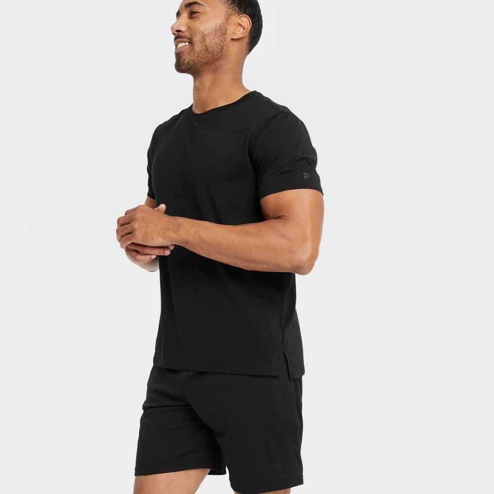 Mens Mesh Shorts 8.5 - All In Motion Black XXL Product Image