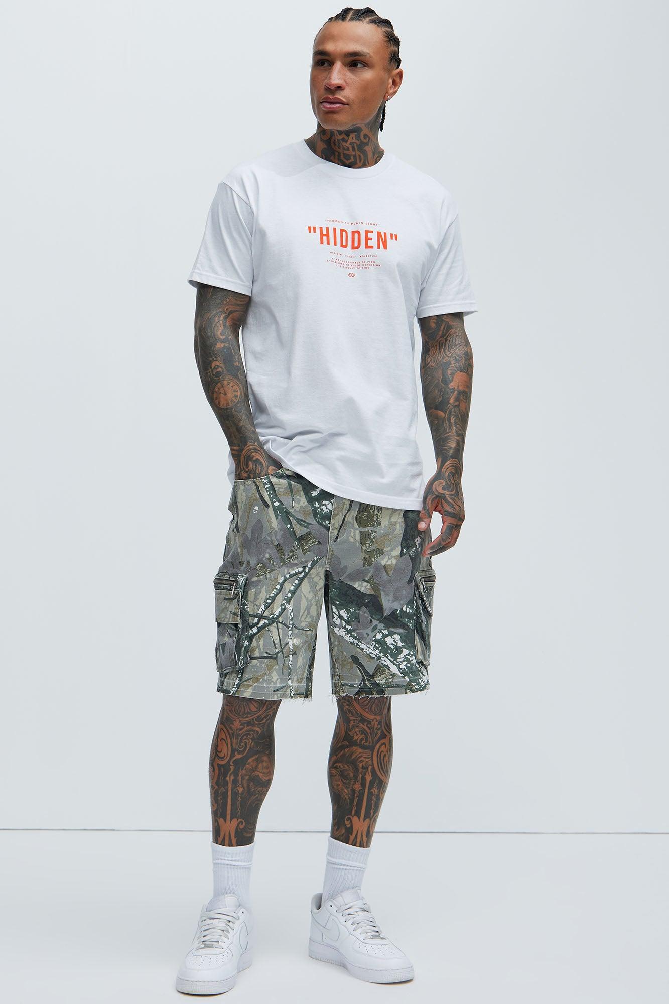 Deylen Cargo Relaxed Shorts - Camouflage Product Image