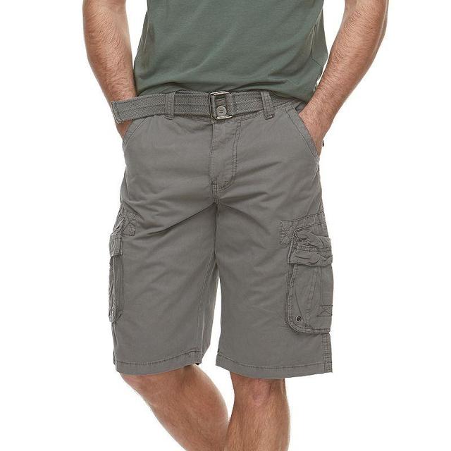 Mens RawX Regular-Fit Belted Cargo Shorts Product Image