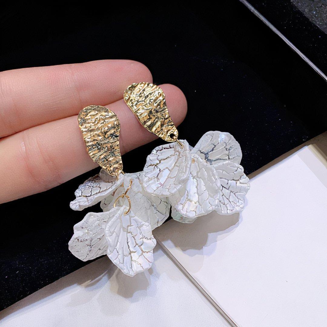 Layered Flower Earrings Product Image