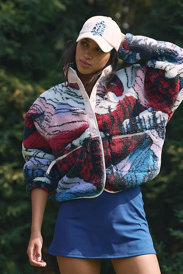 Hit The Slopes Printed Fleece Jacket Product Image