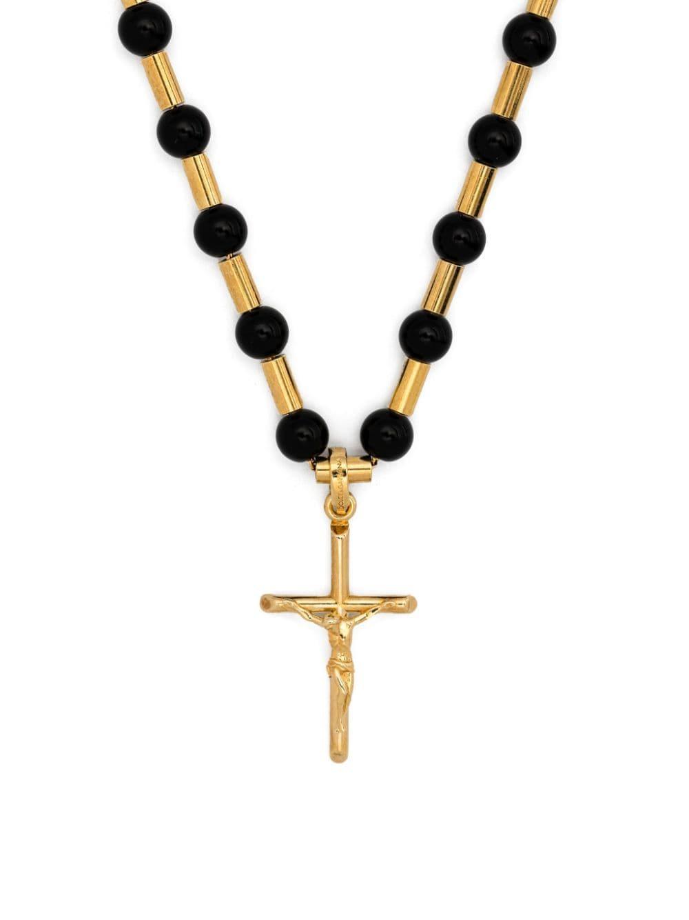 DNA crucifix-pendant necklace Product Image