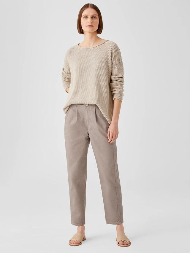 EILEEN FISHER Organic Cotton Denim Tapered Pantfemale Product Image