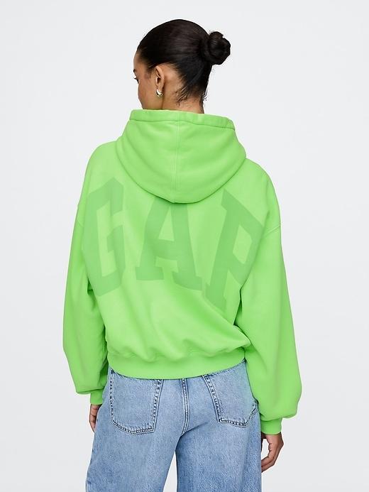 Vintage Soft Cropped Hoodie Product Image