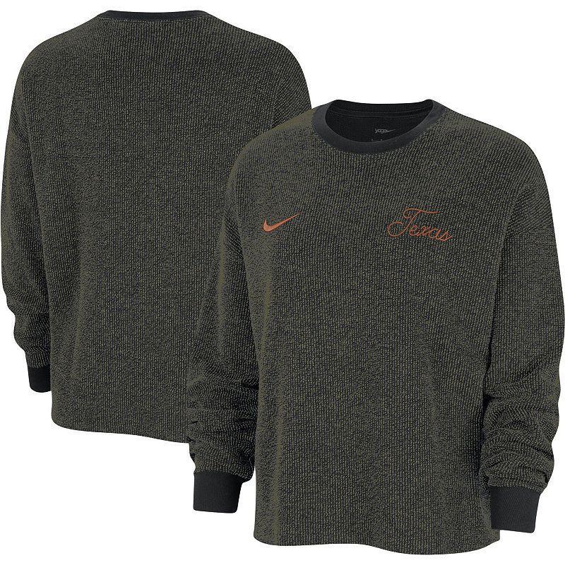 Womens Nike Georgia Bulldogs Yoga Script Pullover Sweatshirt Product Image