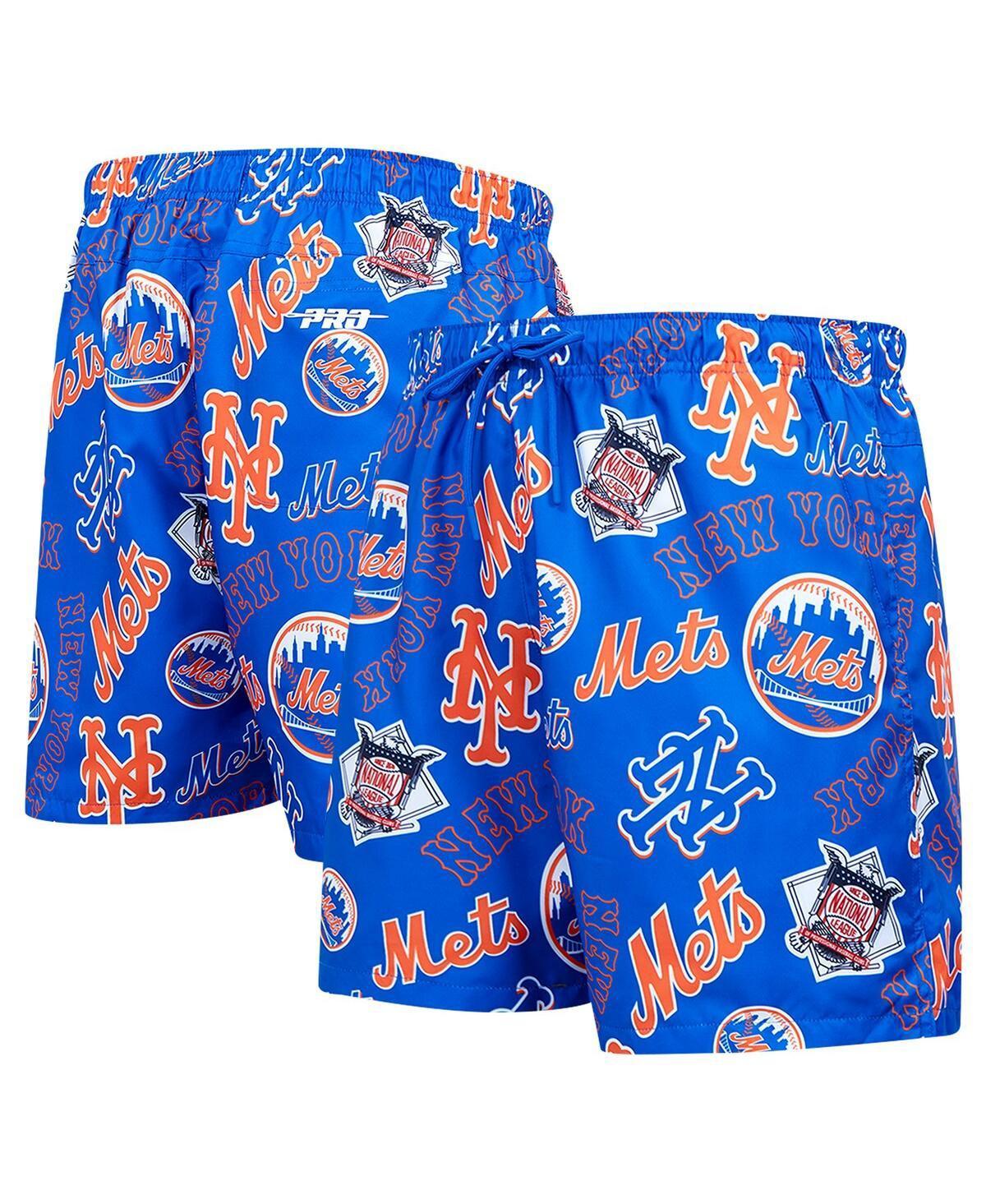 Pro Standard Mens Royal New York Mets Toss Logo Woven Shorts Product Image