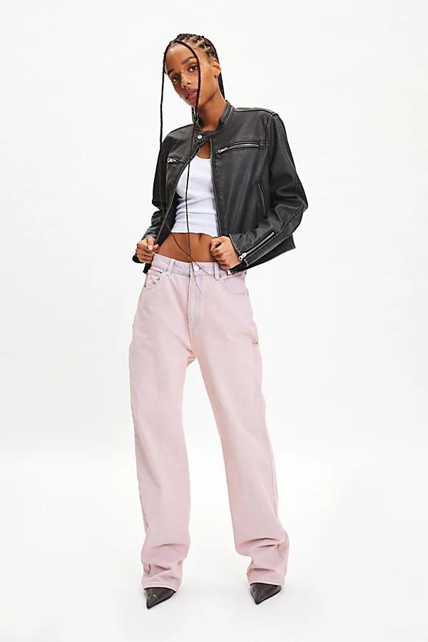 Abrand Jeans Carrie Dirty Wash Wide Leg Jean Womens at Urban Outfitters Product Image