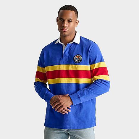 Polo Ralph Lauren Mens Striped Rugby Polo Shirt Product Image