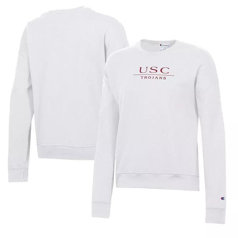 Womens Champion USC Trojans Fleece Pullover Sweatshirt Product Image