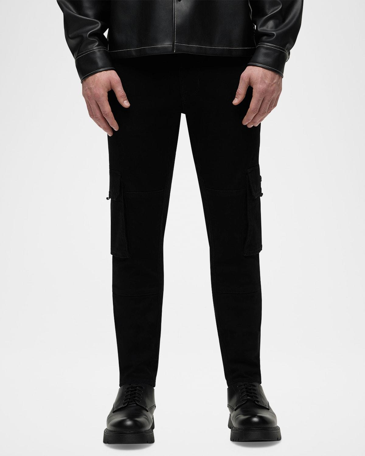 Mens Stretch Skinny Cargo Jeans Product Image