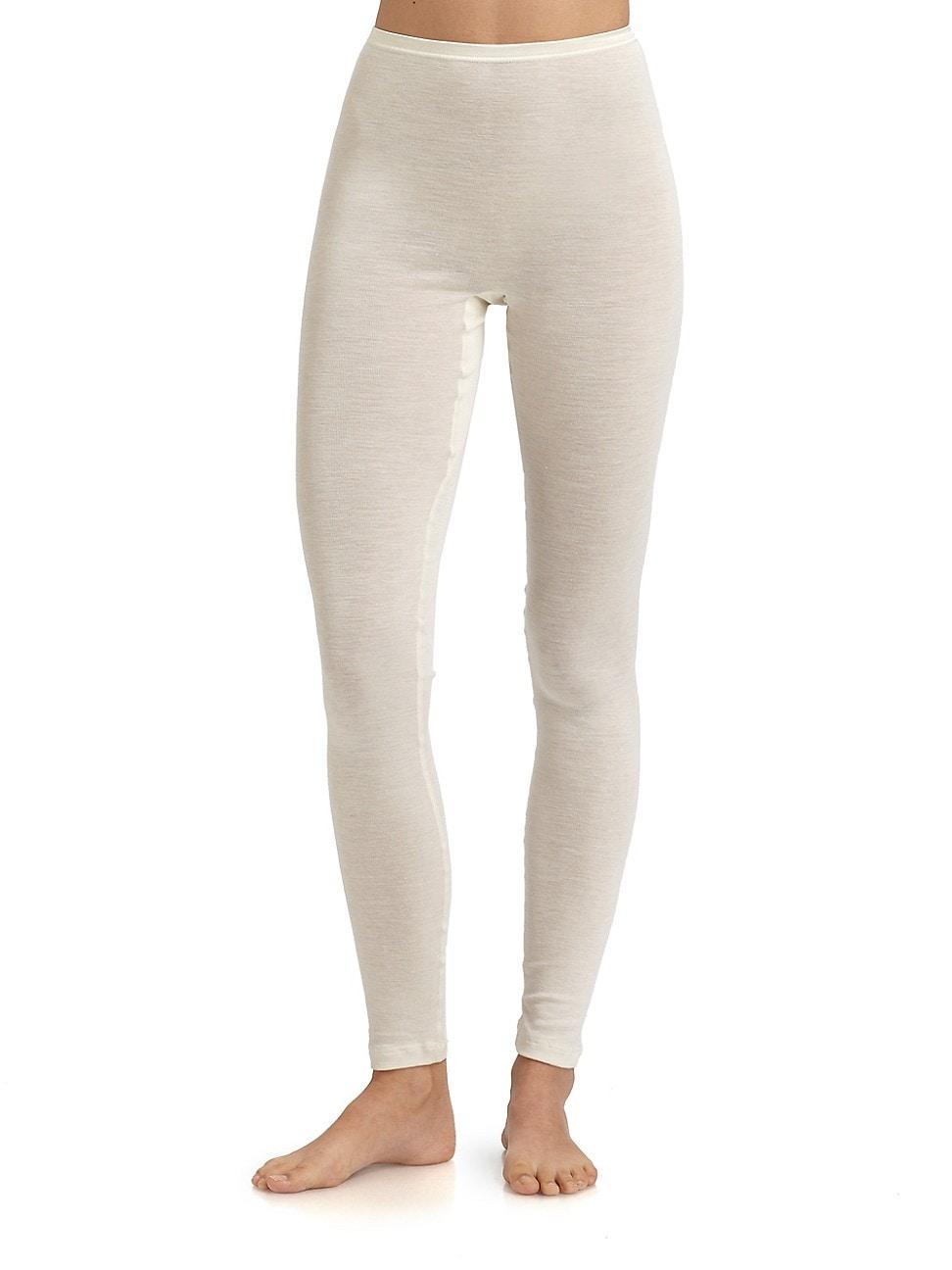 Womens Wool & Silk Leggings Product Image