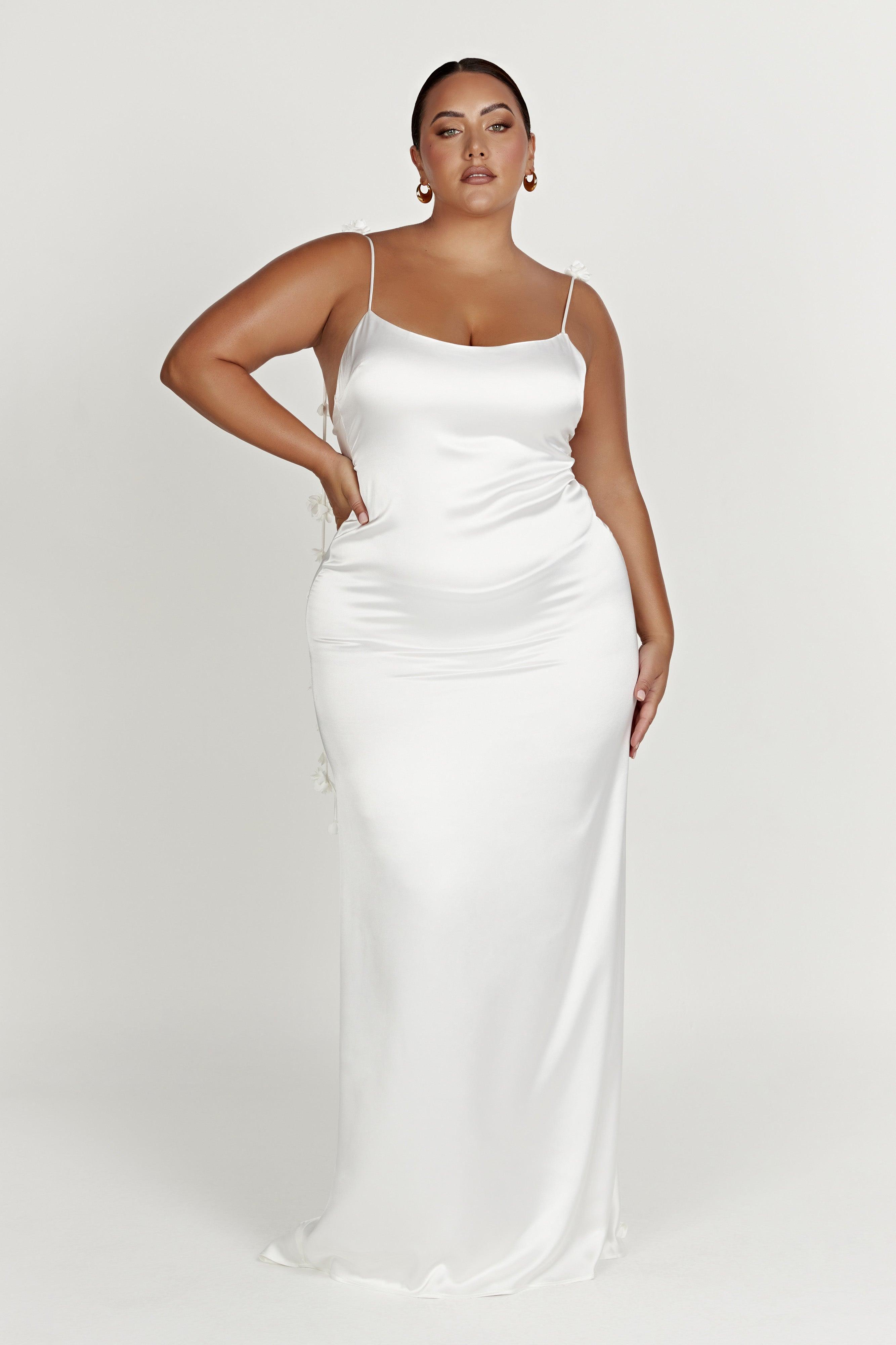 Elenora Rose Gown - White Product Image