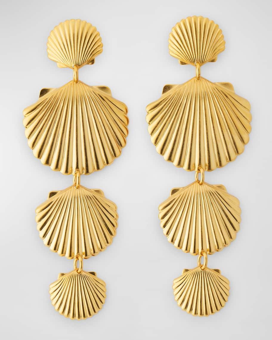 Pearlace Linear Shell Earrings Product Image