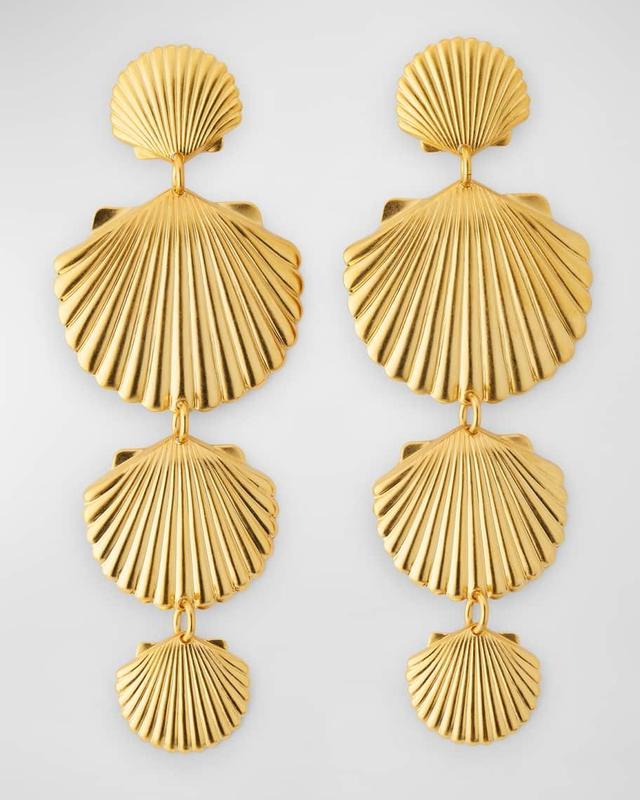 Pearlace Linear Shell Earrings Product Image