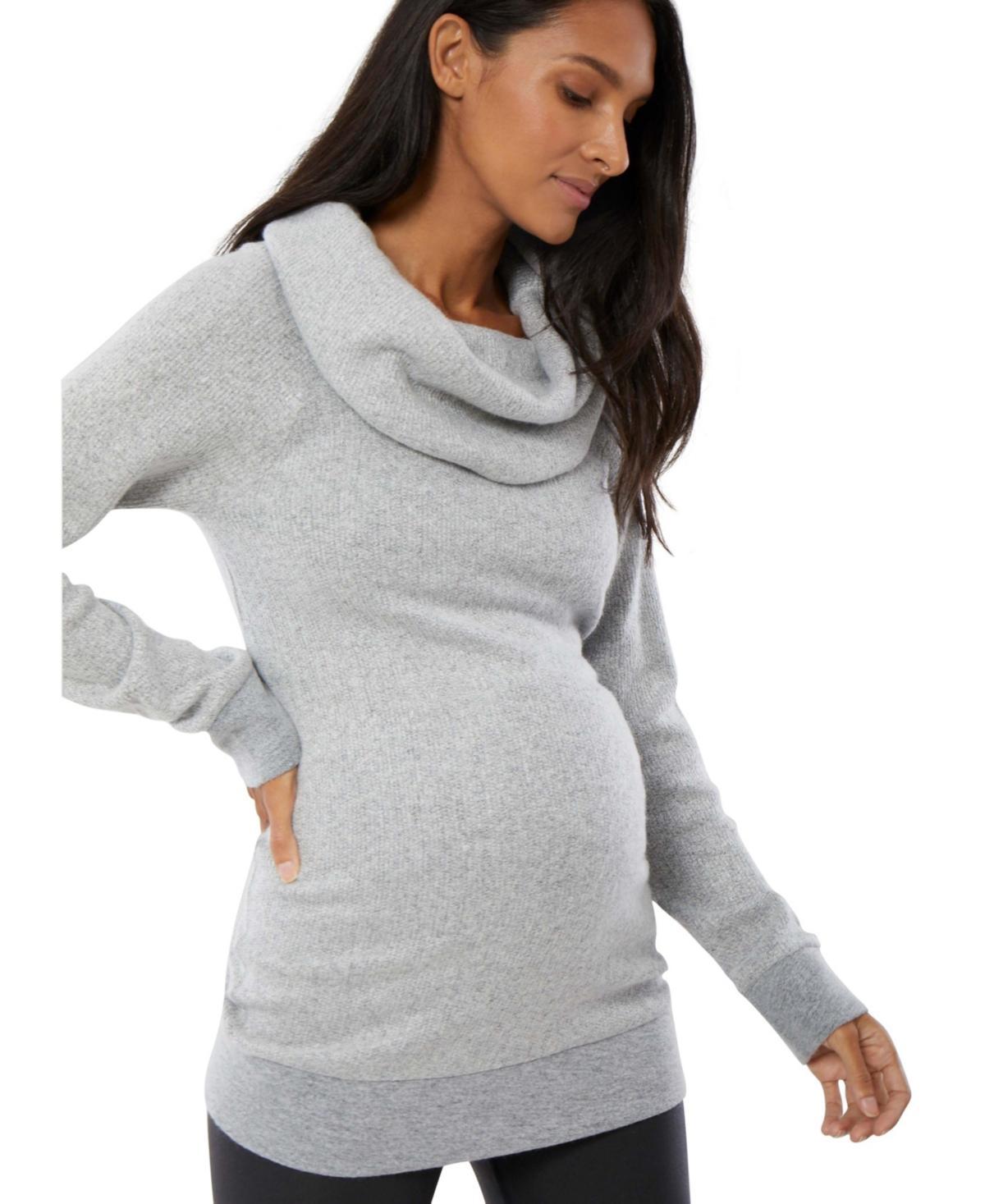 Ingrid & Isabel Maternity Cowl Neck Sweater Product Image