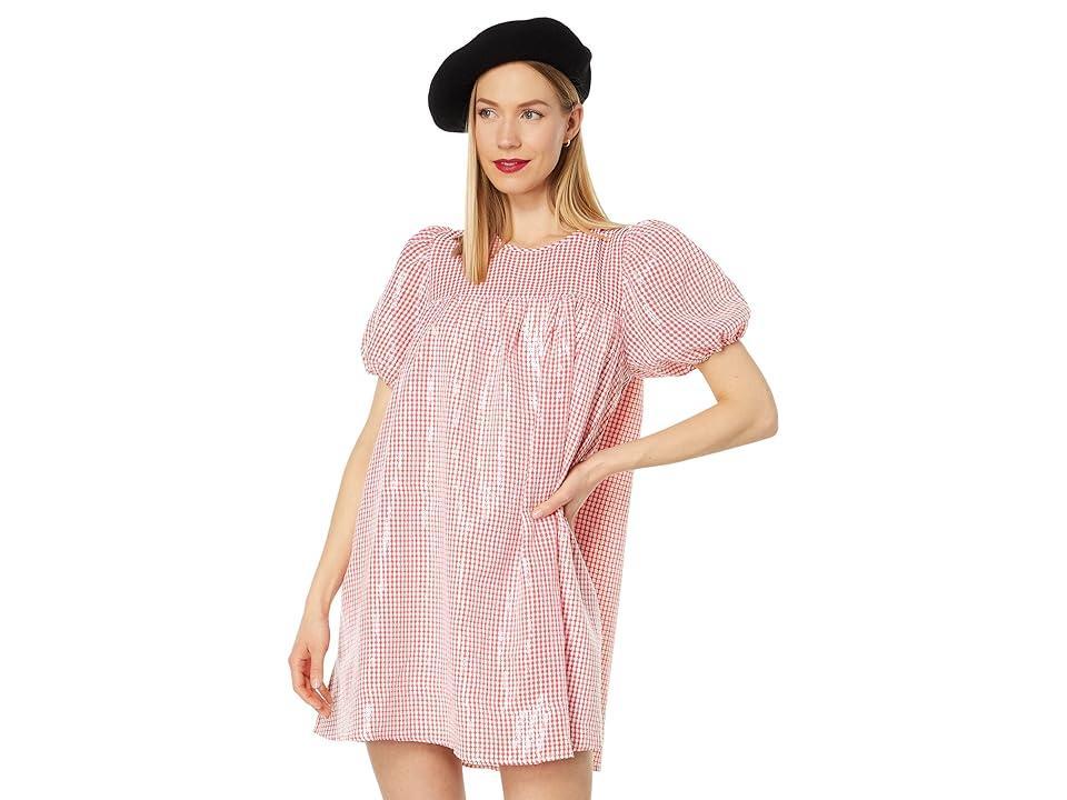 English Factory Cheeck Sequins Mini Dress Women's Dress Product Image