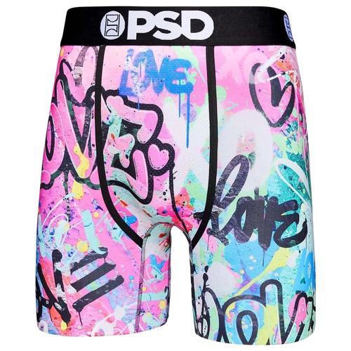 PSD Mens Graphic Briefs - Green/Blue/Pink Product Image