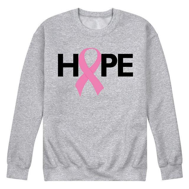 Mens Hope Fleece Sweatshirt Grey Gray Product Image