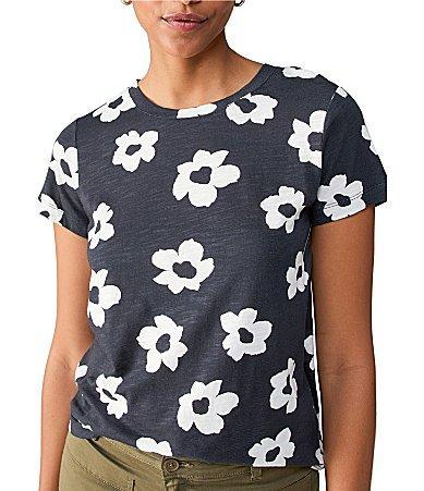 Sanctuary The Perfect Geo Print Cotton Blend Knit Top Product Image