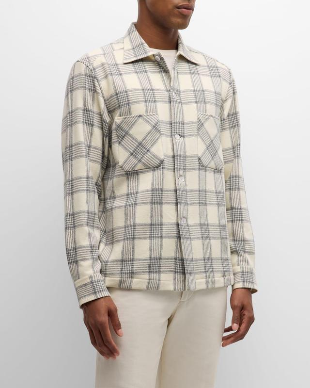 Men's Wool Plaid Overshirt Product Image